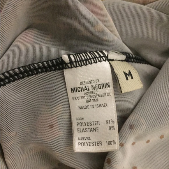 Michal negrin top preowned Swarovski mesh medium - Picture 6 of 8